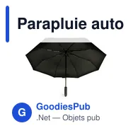Parapluie automatique pliable personnalisable avec logo - Kymbrea - Miniature 4