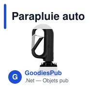 Parapluie automatique pliable personnalisable avec logo - Kymbrea - Miniature 5
