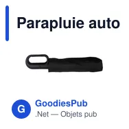 Parapluie automatique pliable personnalisable avec logo - Kymbrea - Miniature 7