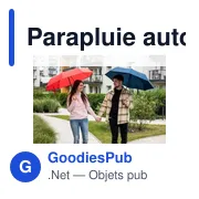 Parapluie automatique RPET | Nell - Miniature 5