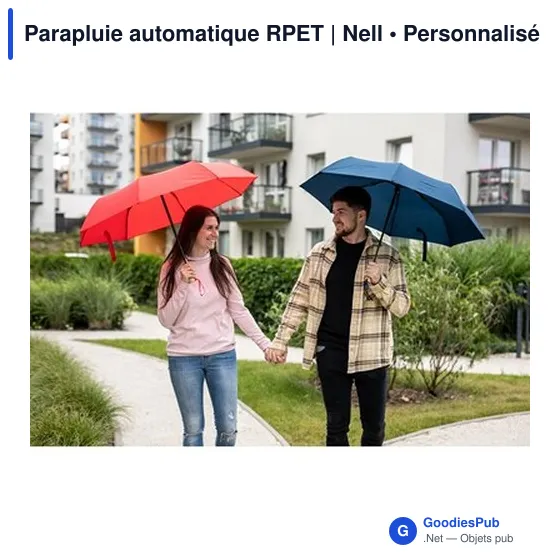 Parapluie automatique RPET | Nell - Image 5