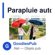 Parapluie automatique RPET | Nell - Miniature 6