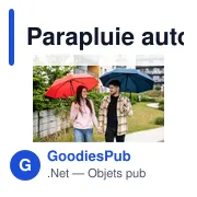 Parapluie automatique RPET | Nell - Miniature 7