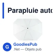 Parapluie automatique RPET | Nell - Miniature 8