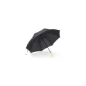 Variante Noir - Parapluie canne personnalisable 25 pouces R-PET poignée droite avec logo - Bâton