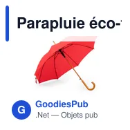 Parapluie éco-friendly personnalisable avec logo - Bonaf - Miniature 6