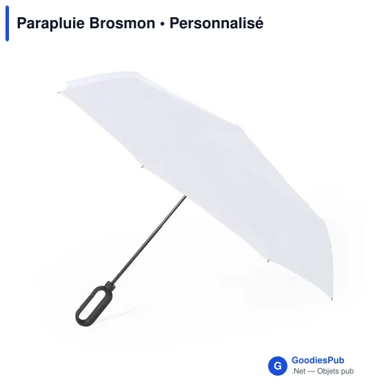 Parapluie pliable personnalisable Brosmon avec logo - Image 7
