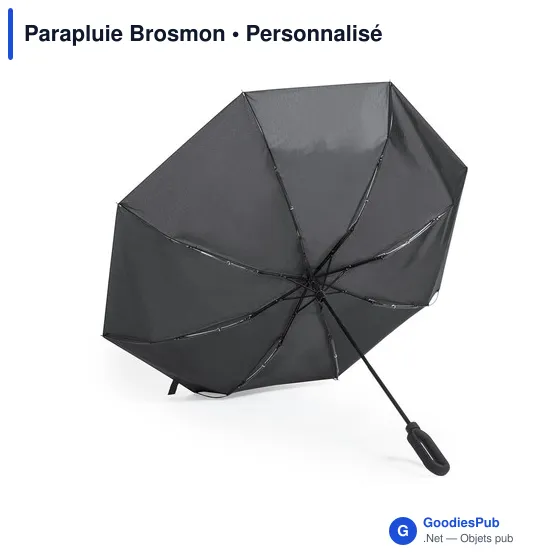 Parapluie pliable personnalisable Brosmon avec logo - Image 9