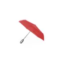 Variante rouge - Parapluie pliable personnalisable Brosmon avec logo