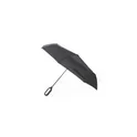 Variante noir - Parapluie pliable personnalisable Brosmon avec logo
