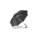 Variante Noir / Vert clair - Parapluie canne bicolore personnalisable 23 pouces automatique avec logo - Canne