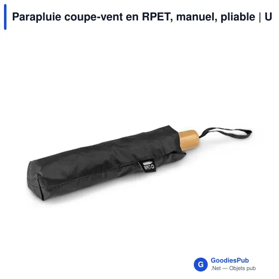 Parapluie coupe-vent personnalisable avec logo | Uksan - Image 5