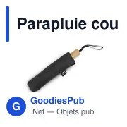 Parapluie coupe-vent personnalisable avec logo | Uksan - Miniature 6