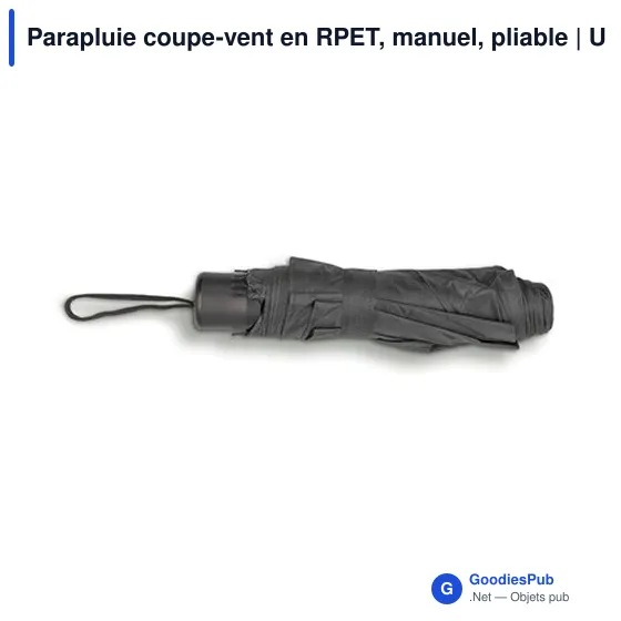 Parapluie coupe-vent personnalisable avec logo | Uksan - Image 7