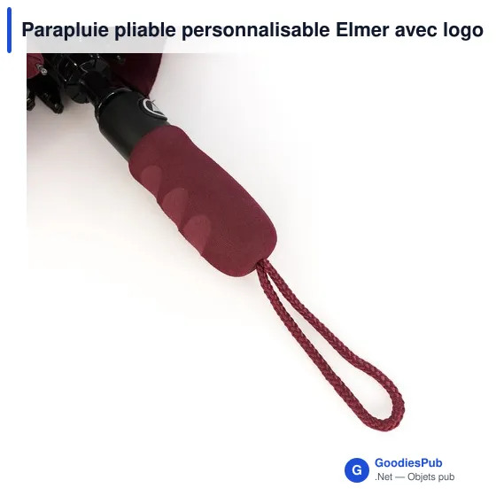 Parapluie pliable personnalisable Elmer avec logo - Image 12