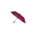 Variante bordeaux - Parapluie pliable personnalisable Elmer avec logo