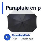 Parapluie en polyester 170T Barry - Miniature 1