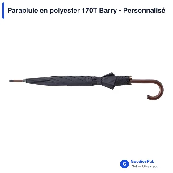 Parapluie en polyester 170T Barry - Image 3