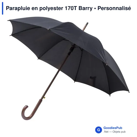 Parapluie en polyester 170T Barry - Image 6
