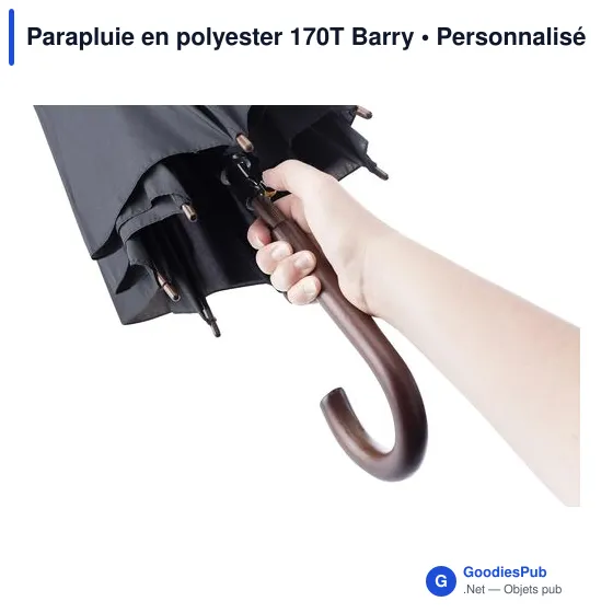 Parapluie en polyester 170T Barry - Image 8