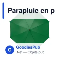 Parapluie en polyester 170T Barry - Miniature 9