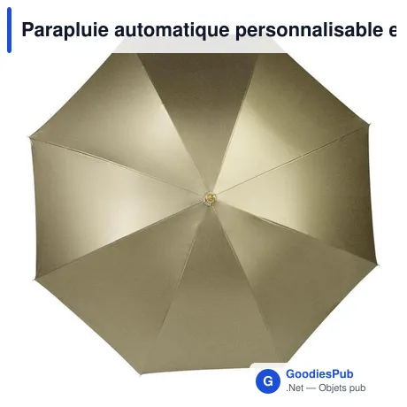 Parapluie automatique personnalisable en polyester avec logo