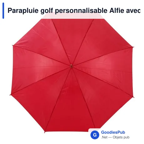 Parapluie golf personnalisable Alfie avec logo