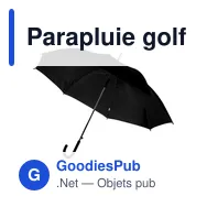 Parapluie golf personnalisable Alfie avec logo - Miniature 2