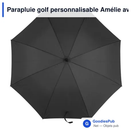 Parapluie golf personnalisable Amélie avec logo