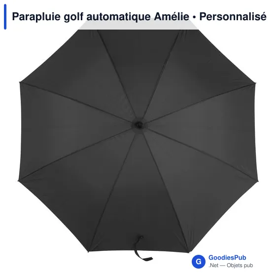 Parapluie golf personnalisable Amélie avec logo - Image 1