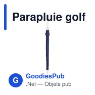 Parapluie golf automatique Andy - Miniature 5