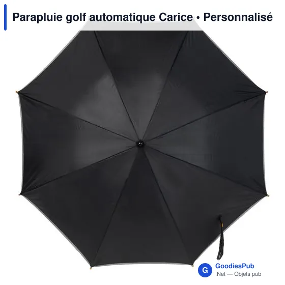 Parapluie golf automatique personnalisable avec logo - Carice - Image 1