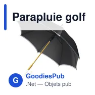 Parapluie golf automatique personnalisable avec logo - Carice - Miniature 2