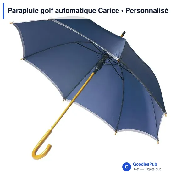 Parapluie golf automatique personnalisable avec logo - Carice - Image 3