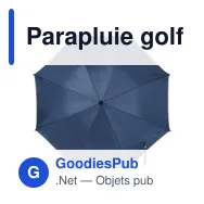 Parapluie golf automatique personnalisable avec logo - Carice - Miniature 7