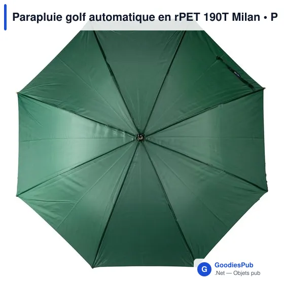 Parapluie golf automatique en rPET 190T Milan - Image 11