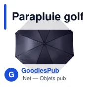 Parapluie golf automatique en rPET 190T Milan - Miniature 21