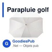 Parapluie golf automatique en rPET 190T Milan - Miniature 31