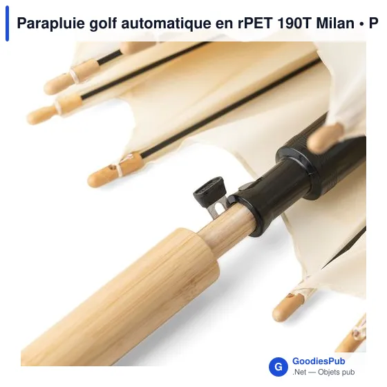 Parapluie golf automatique en rPET 190T Milan - Image 8