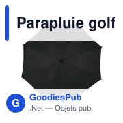 Parapluie golf automatique Kelly - Miniature 1