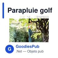 Parapluie golf automatique Kelly - Miniature 11