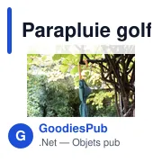 Parapluie golf automatique Kelly - Miniature 5