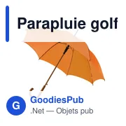 Parapluie golf automatique Kelly - Miniature 8