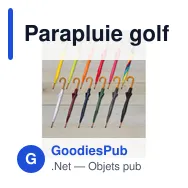 Parapluie golf automatique Kelly - Miniature 9