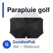 Parapluie golf automatique Melisande - Miniature 6