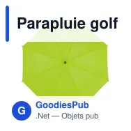 Parapluie golf automatique personnalisable avec logo - Suzette - Miniature 1