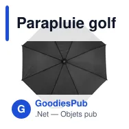 Parapluie golf automatique personnalisable avec logo - Suzette - Miniature 11