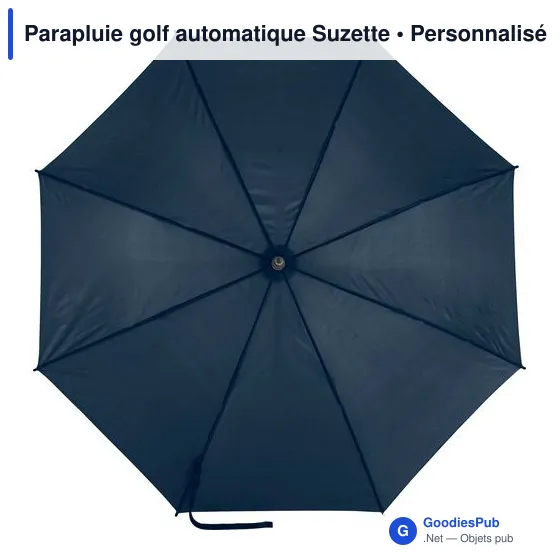 Parapluie golf automatique personnalisable avec logo - Suzette - Image 6