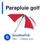 Parapluie golf personnalisable avec logo - Russell - Miniature 2