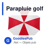 Parapluie golf personnalisable avec logo - Russell - Miniature 3